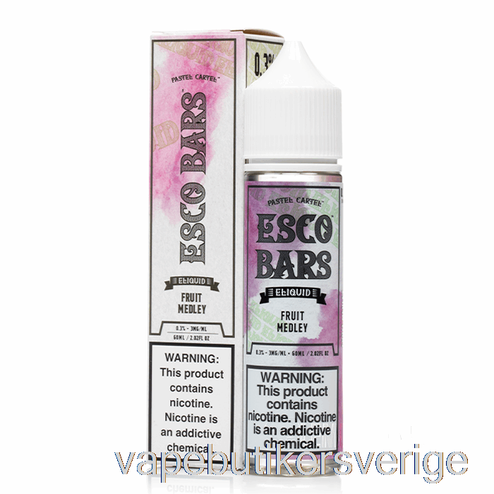 Vape Sverige Frukt Medley - Esco Bars - 60ml 6mg